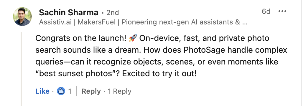 Review from linkedin